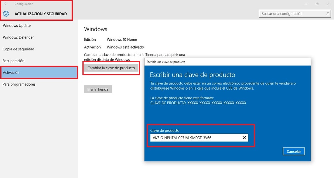 Como Actualizar Windows 10 Home A Windows 10 Pro Con Una Clave De Producto Genérica 4703
